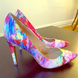 Colorful Watercolor Heels